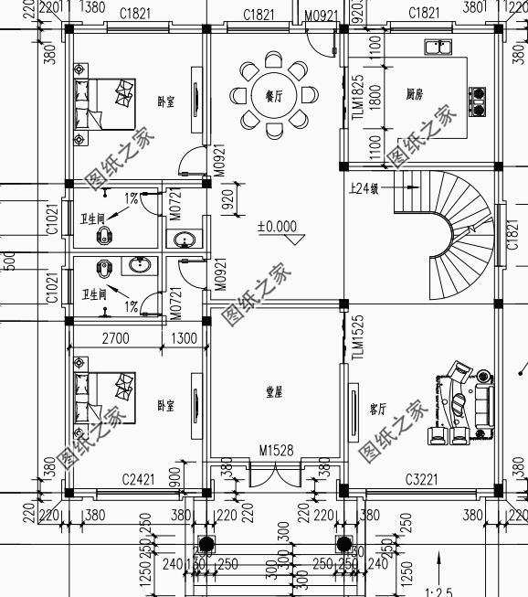 農(nóng)村三層別墅帶陽臺露臺設計，給你不一樣的居住體驗