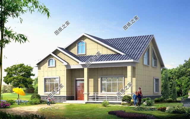 五款經(jīng)典農(nóng)村一層一樓建房設(shè)計(jì)圖，蓋好比別墅都美