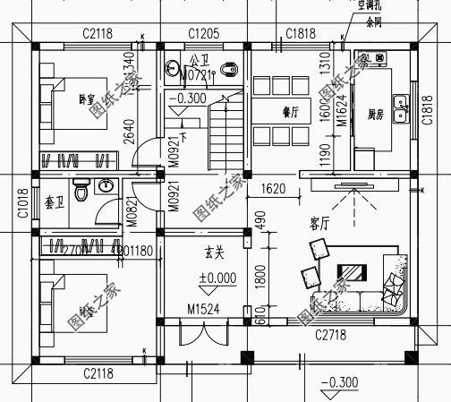 五款經(jīng)典農(nóng)村一層一樓建房設(shè)計(jì)圖，蓋好比別墅都美
