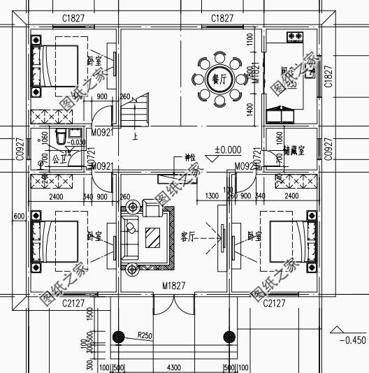 農(nóng)村別墅平屋頂設(shè)計圖，晾曬糧食，屋頂美夢，開個爬梯，樣樣不誤