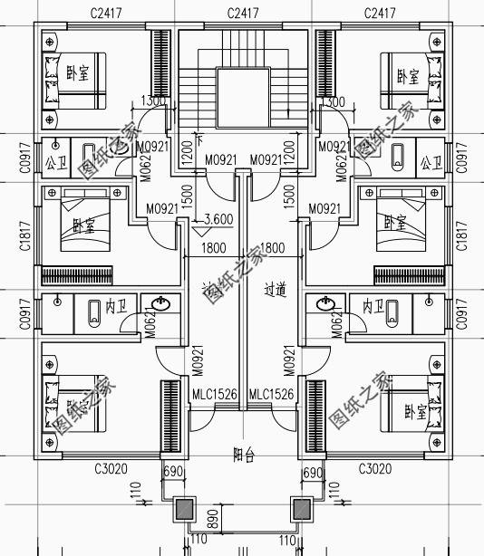 農(nóng)村二層羅馬柱別墅外形圖，讓你的別墅漂亮大氣，透露著氣質(zhì)