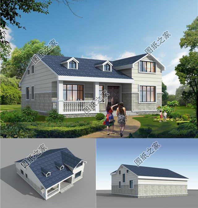 農(nóng)村一層好看房屋圖片，造價(jià)低施工簡(jiǎn)單，適合為父母建一套