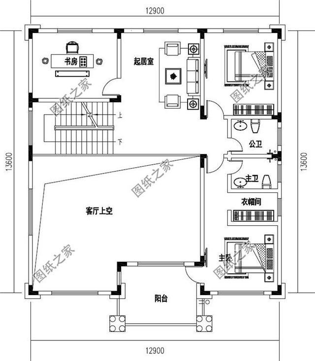 三層半（四層）新型農(nóng)村小樓房，回家建一棟，看著就氣派