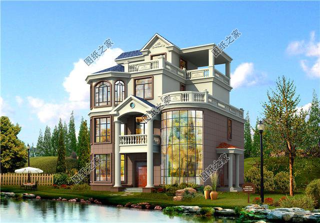 農(nóng)村四層漂亮樓房設(shè)計(jì)圖，比城堡還漂亮，你們覺得呢？