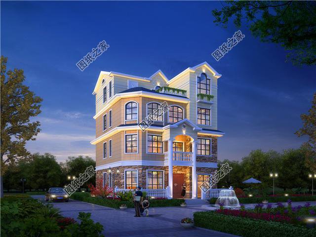 農(nóng)村四層漂亮樓房設(shè)計(jì)圖，比城堡還漂亮，你們覺得呢？