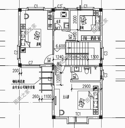 農(nóng)村帶小院子花園別墅效果圖，不用請(qǐng)?jiān)O(shè)計(jì)師，施工隊(duì)照著就能建