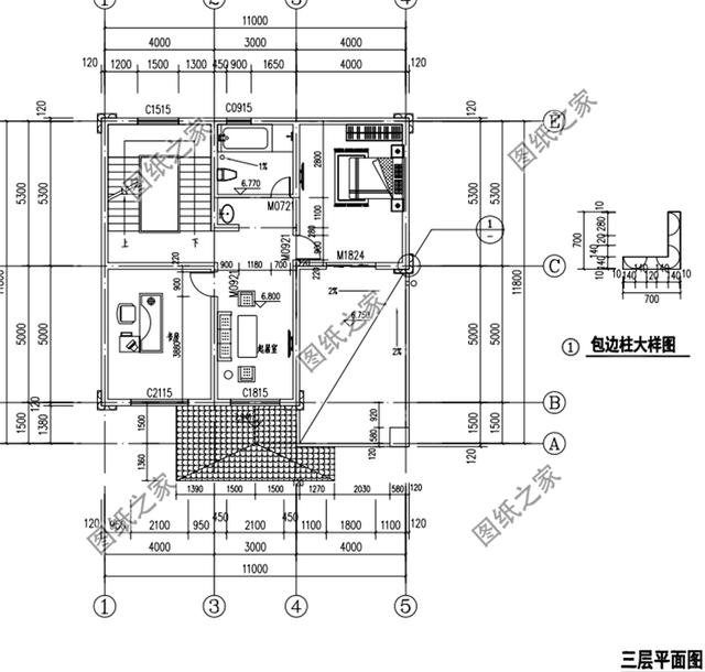 3款一百平方農(nóng)村建房圖，這三款三層小樓被村里人搶著建，喜歡就收藏