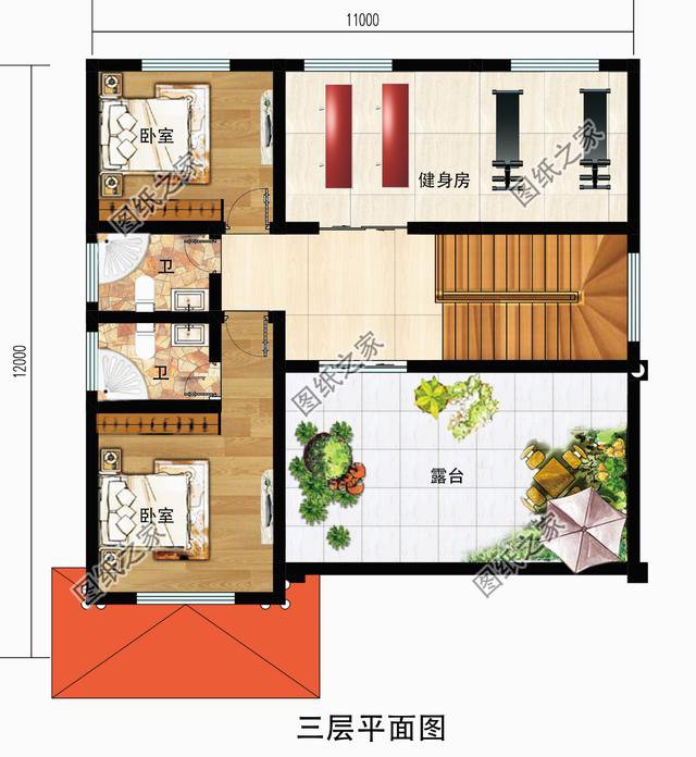 2024年新款別墅圖兩層半戶型圖，建成圖和想象中的幾乎一模一樣