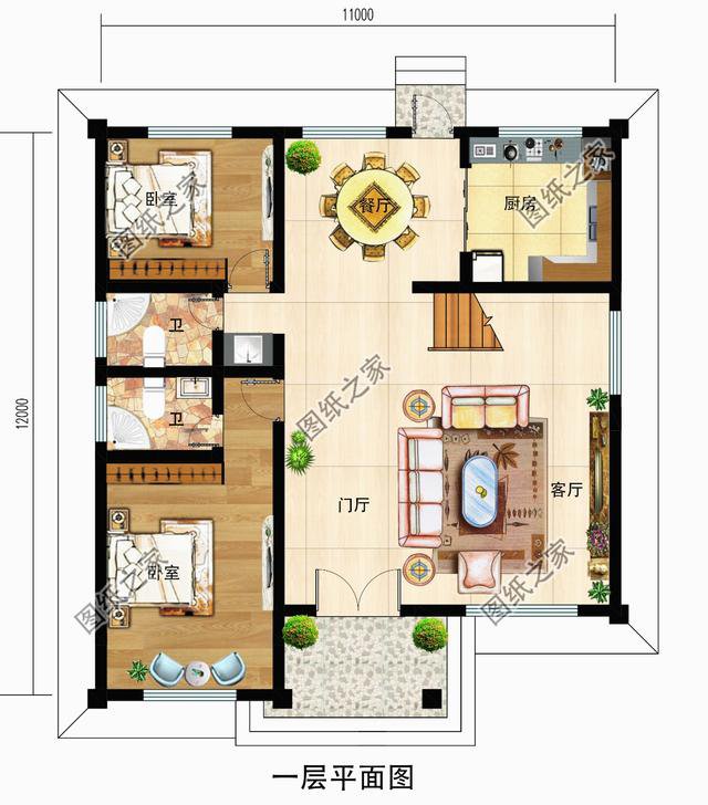 2024年新款別墅圖兩層半戶型圖，建成圖和想象中的幾乎一模一樣