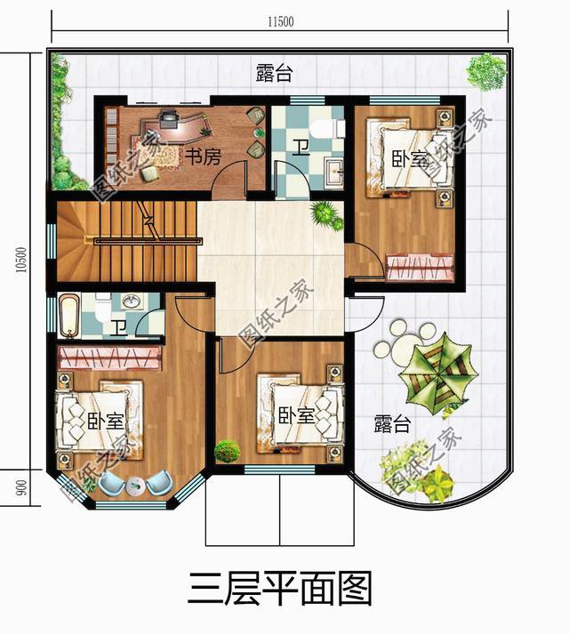 120平自建房設(shè)計圖紙，農(nóng)村自建房推薦，喜歡就收藏吧