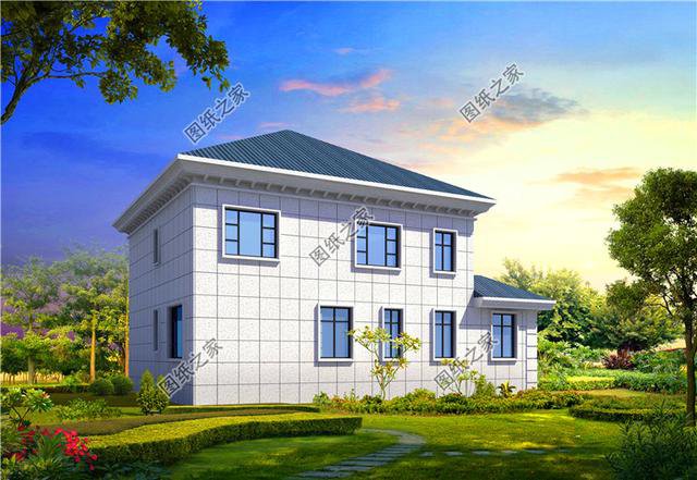 農(nóng)村4間2層別墅設(shè)計圖，簡單大氣又實用，老人小孩都喜歡