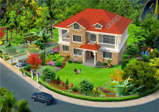 農(nóng)村4間2層別墅設(shè)計圖，簡單大氣又實用，老人小孩都喜歡