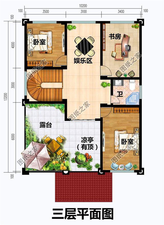 歐式獨(dú)棟三層別墅設(shè)計(jì)圖，趕快收藏圖紙吧，開(kāi)春就建房