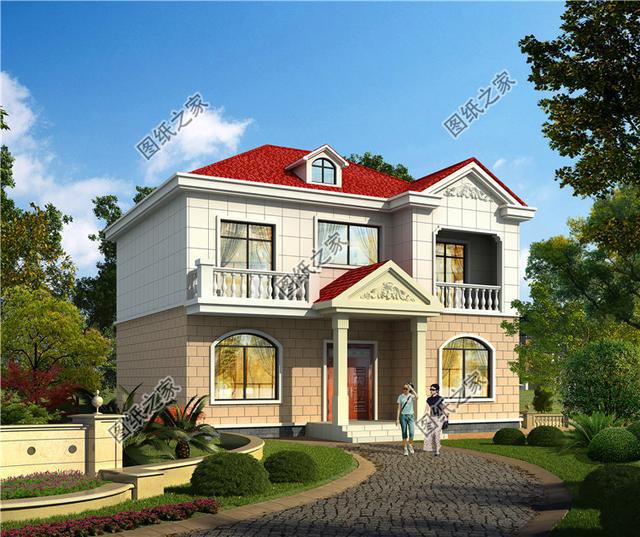 現代最美二層別墅，走在潮流時尚的前端，農村一般不敢建