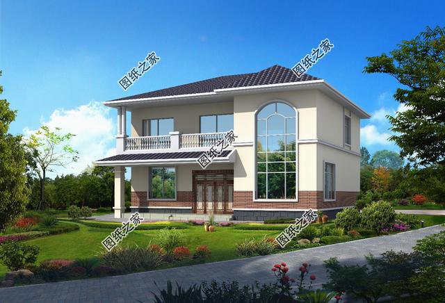 農(nóng)村二層小別墅圖片，戶型合理外觀也不賴，總有一款是你中意的