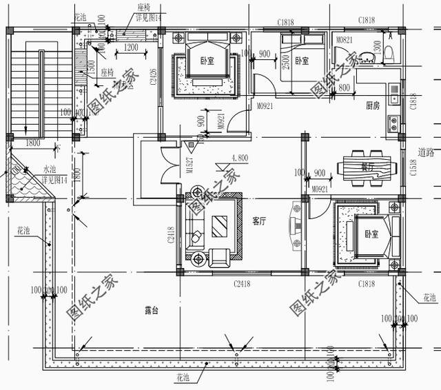 農(nóng)村二層小別墅圖片，戶型合理外觀也不賴，總有一款是你中意的