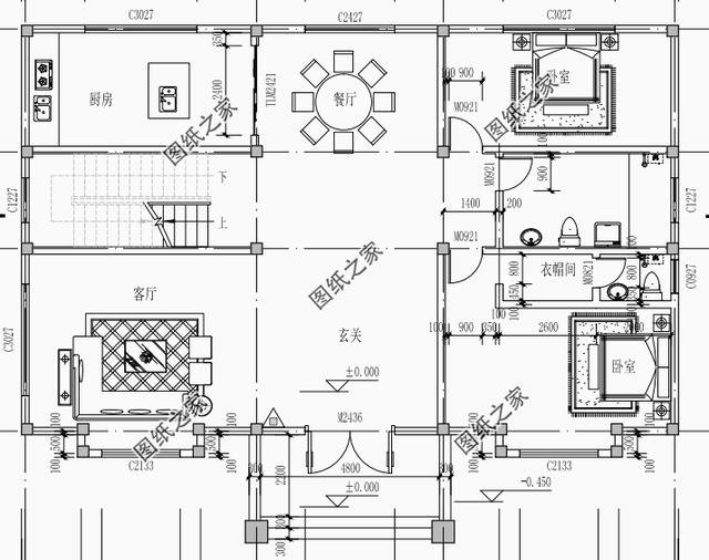 農(nóng)村二層小別墅圖片，戶型合理外觀也不賴，總有一款是你中意的