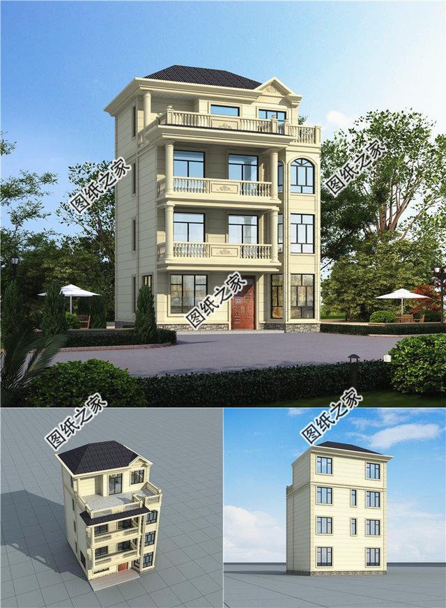三層半農(nóng)村別墅外觀圖，經(jīng)濟(jì)實用才是關(guān)鍵，建房不要錯過