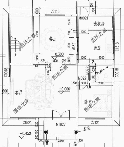 三層別墅住宅農(nóng)村，外觀和戶型上完美搭配，真的還不錯(cuò)