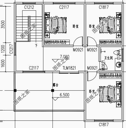 三層別墅住宅農(nóng)村，外觀和戶型上完美搭配，真的還不錯(cuò)