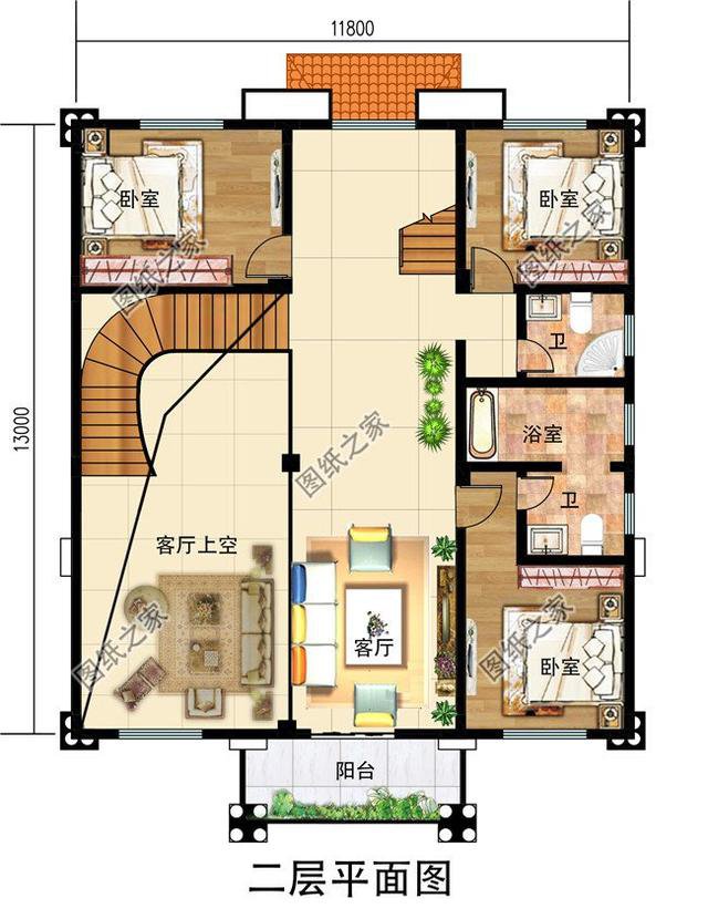 3款三層簡歐別墅設計圖，外觀時尚簡潔，住著愜意自在