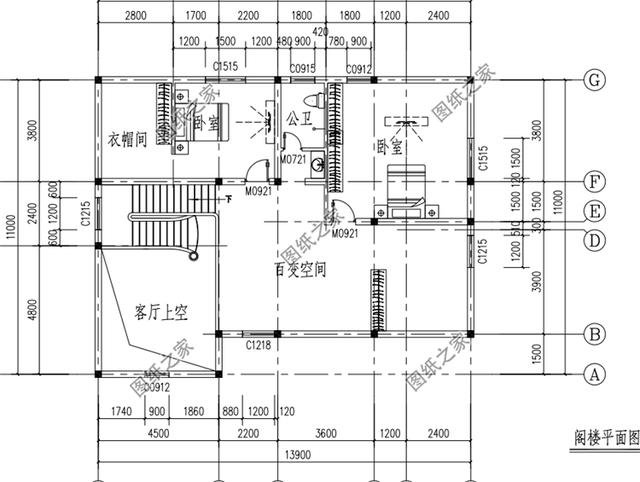 農(nóng)村一層半小洋樓別墅設(shè)計(jì)圖，造型簡單大方，一層半也漂亮