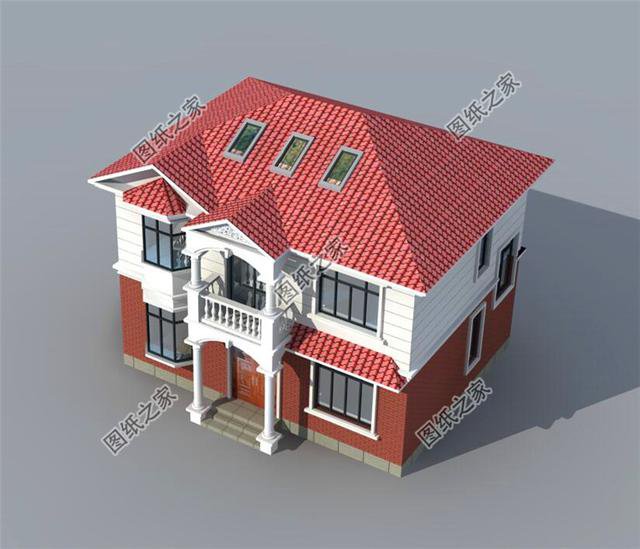 三間二層15萬左右設計圖，造價經(jīng)濟劃算，適合建給父母居住