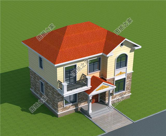 三間二層15萬左右設計圖，造價經(jīng)濟劃算，適合建給父母居住