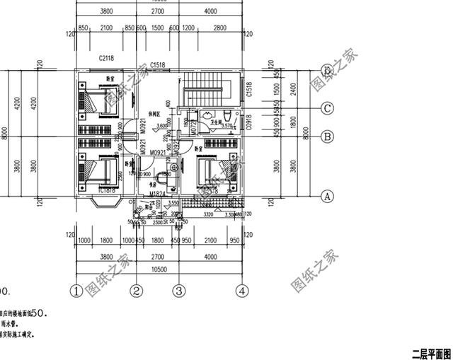 三間二層15萬左右設計圖，造價經(jīng)濟劃算，適合建給父母居住