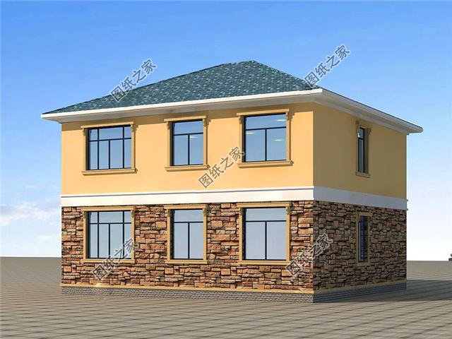 農(nóng)村三間兩層樓房設(shè)計圖，符合80后的審美，年輕人建房不用愁了