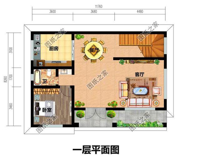 最簡易二層樓設(shè)計(jì)圖，簡單經(jīng)濟(jì)又美觀，這樣的別墅誰建誰好看