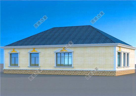 一層自建房帶車庫設計圖，自己住給父母都可以，實惠又好看