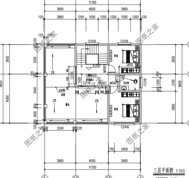 三層現(xiàn)代帶陽(yáng)臺(tái)別墅圖，經(jīng)濟(jì)實(shí)用人人夸，最后一款還帶車庫(kù)
