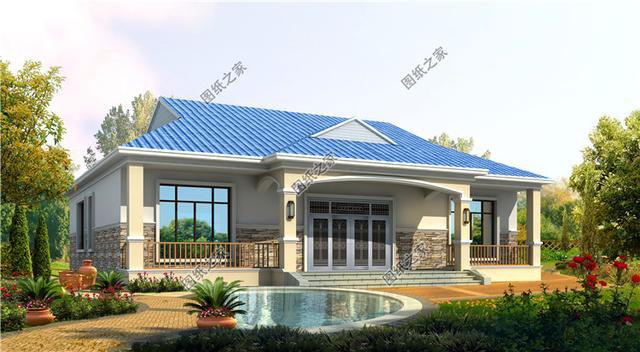 農(nóng)村三室一廳設(shè)計(jì)圖，外觀大氣，布局實(shí)用又合理，真不錯(cuò)！