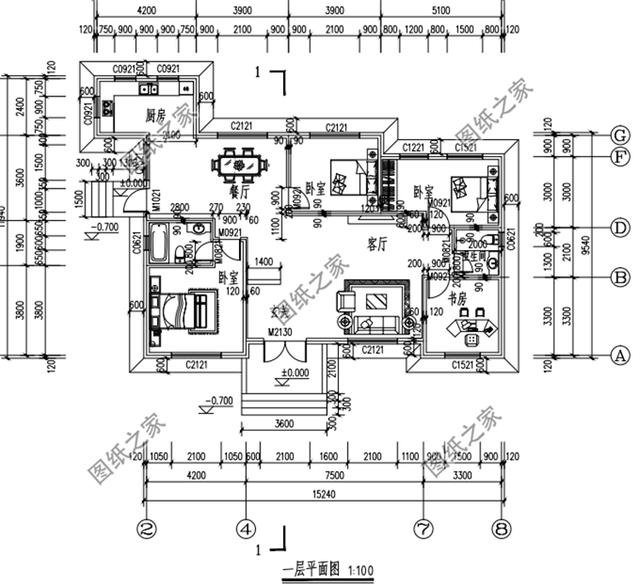 農(nóng)村三室一廳設(shè)計(jì)圖，外觀大氣，布局實(shí)用又合理，真不錯(cuò)！