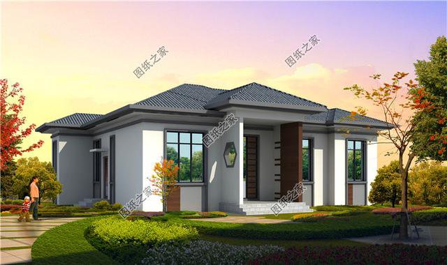 農(nóng)村三室一廳設(shè)計(jì)圖，外觀大氣，布局實(shí)用又合理，真不錯(cuò)！