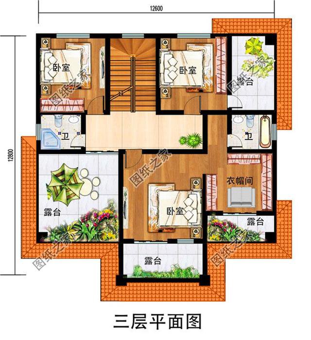 三層樓房設計圖紙，真正值得建的好房子，讓農(nóng)村別墅不再普通