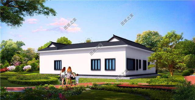 推薦四款一層平房設(shè)計(jì)圖農(nóng)村，樣式不同，每一款都有與別款不同的美