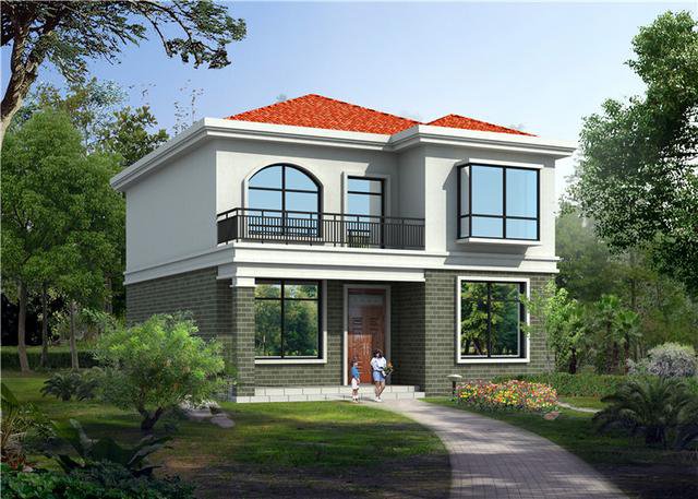 二層100平方自建房設(shè)計(jì)圖，實(shí)用又精致，在老家有一個(gè)這樣的房子多好