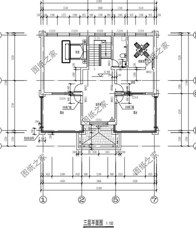 150平方農村房設計圖，符合農村人的審美需求，外觀相當的有排面