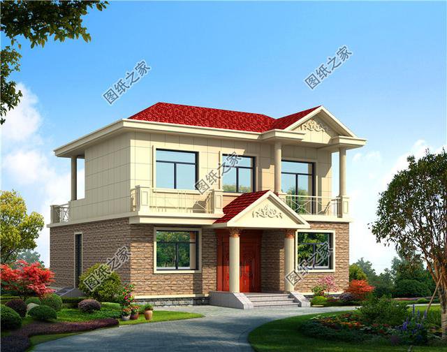 農(nóng)村二層9×11米房子設(shè)計圖，施工簡單造價經(jīng)濟(jì)，第一款16萬可以建