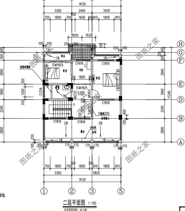 農(nóng)村二層9×11米房子設(shè)計圖，施工簡單造價經(jīng)濟(jì)，第一款16萬可以建