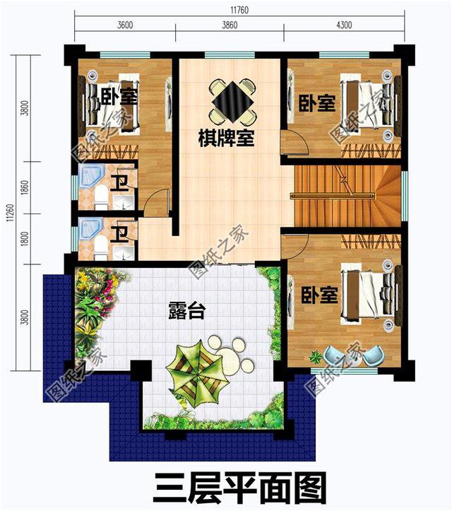 三層磚混結(jié)構(gòu)別墅設(shè)計(jì)圖，超高性價(jià)比，這樣的別墅在農(nóng)村已經(jīng)遙遙領(lǐng)先啦