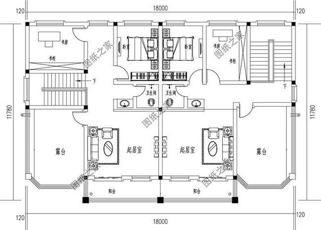 漂亮的農(nóng)村自建雙拼別墅效果圖，外觀大氣，兄弟更和睦