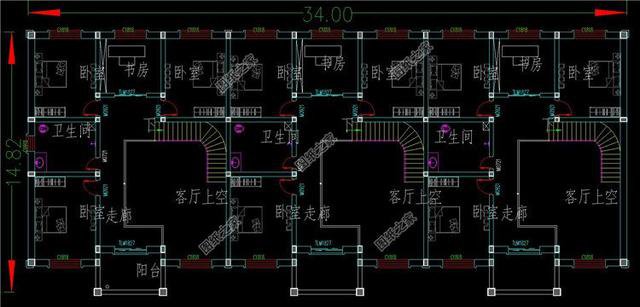漂亮的農(nóng)村自建雙拼別墅效果圖，外觀大氣，兄弟更和睦