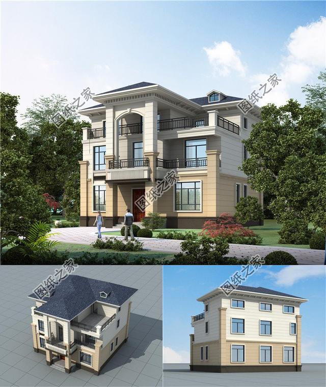 六款三層小洋樓圖片，光看外觀和細節(jié)，房子就讓人喜歡