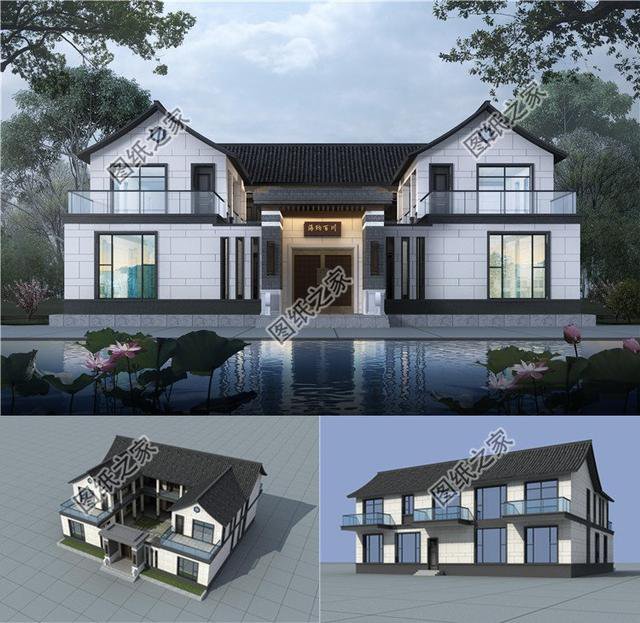 農(nóng)村自建中式庭院別墅，戶型驚艷，居住生活方便