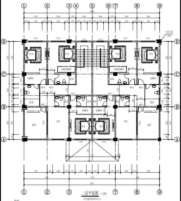 農(nóng)村兩戶連體二層別墅，省錢又省力，兩家人齊聚一堂