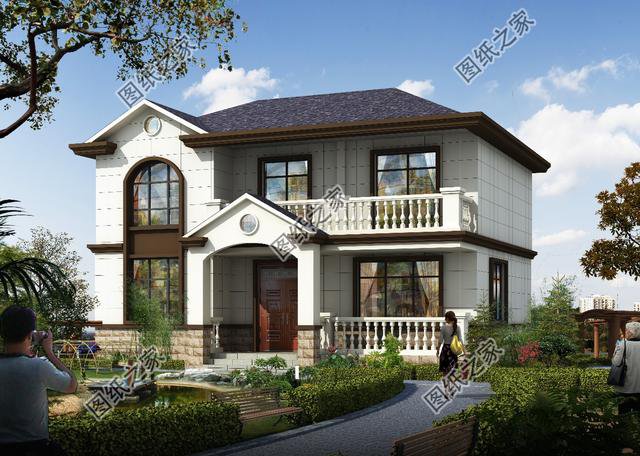 12米乘9米寬二層小別墅，獨(dú)具一格，真是太接地氣了