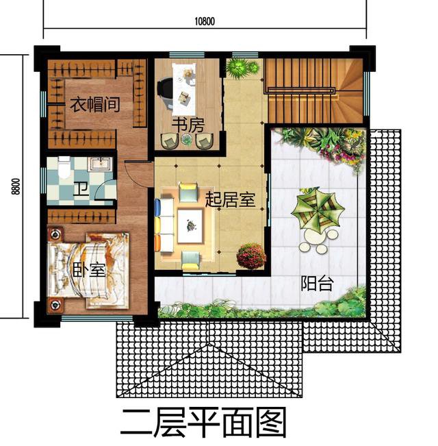 12米乘9米寬二層小別墅，獨(dú)具一格，真是太接地氣了